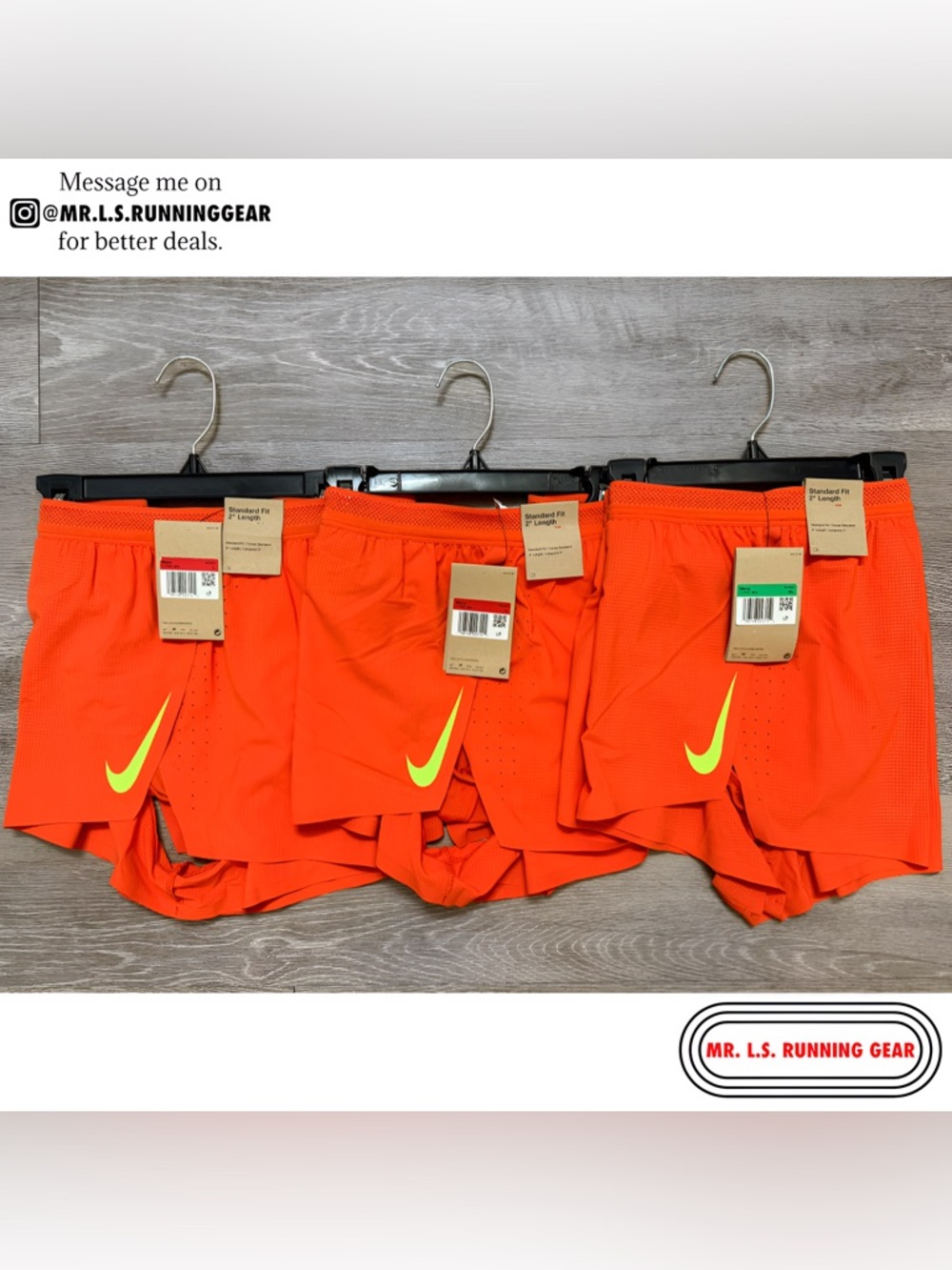 Nike AeroSwift 2" Brief-Lined Running Shorts CJ7837-804